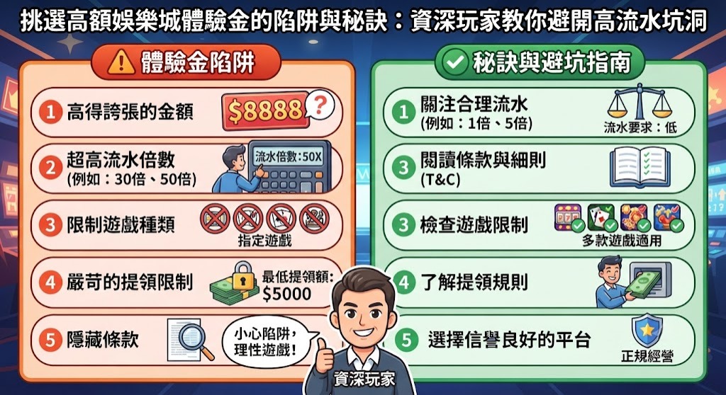 資深玩家教你避開高流水坑洞