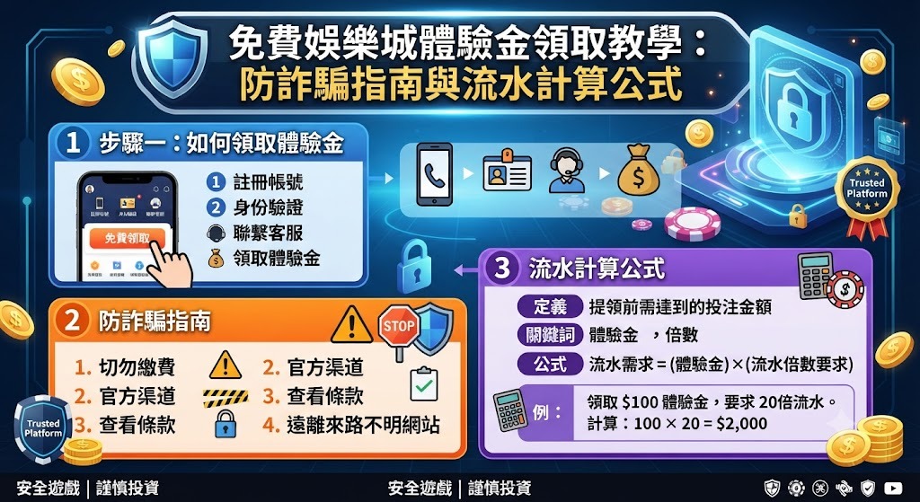 看清流水倍数再动手：立即掌握保姆级体验金安全领取的完整防骗指南！